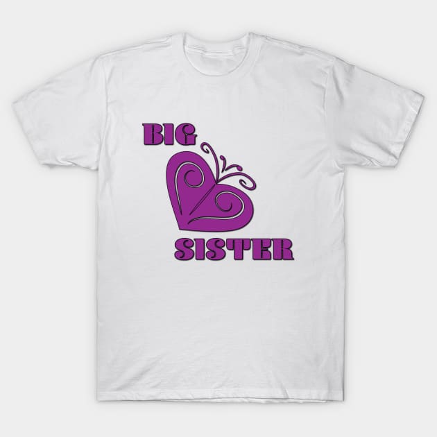 Big Sister T-Shirt by LahayCreative2017